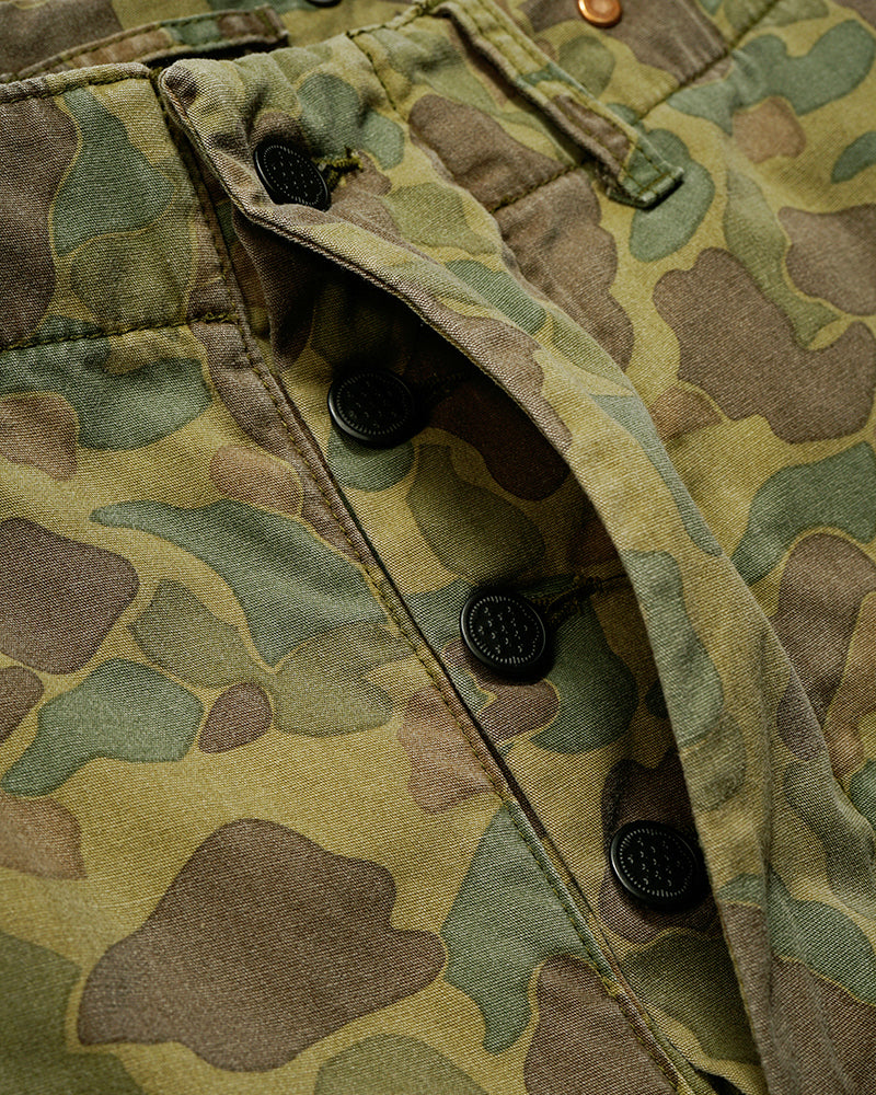 1940s MONKEY PANT MIX DUCK HUNTER CAMO / GREEN