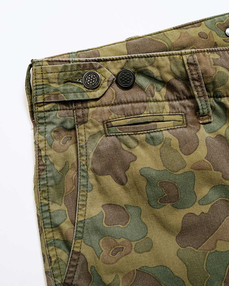 1940s MONKEY PANT MIX DUCK HUNTER CAMO / GREEN