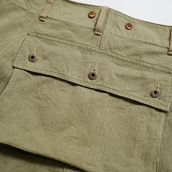 PRE-ORDER / 40s MONKEY PANT MIX HERRINGBONE