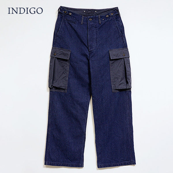 PRE-ORDER / 40s MONKEY PANT MIX HERRINGBONE