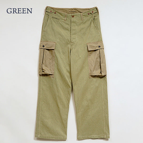 PRE-ORDER / 40s MONKEY PANT MIX HERRINGBONE