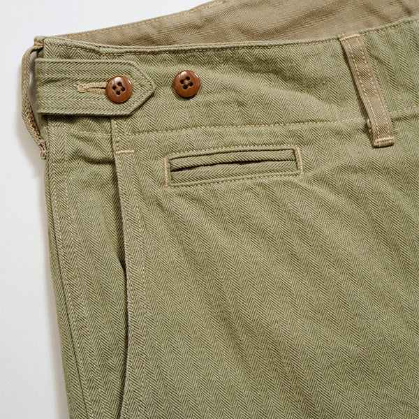 PRE-ORDER / 40s MONKEY PANT MIX HERRINGBONE