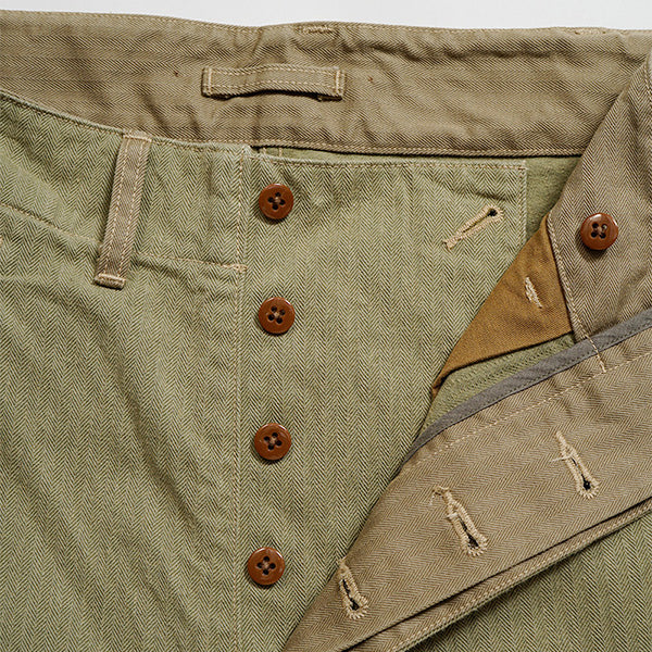 PRE-ORDER / 40s MONKEY PANT MIX HERRINGBONE