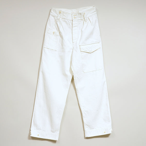 PRE-ORDER / BRITISH ARMY PANT WHITE DENIM