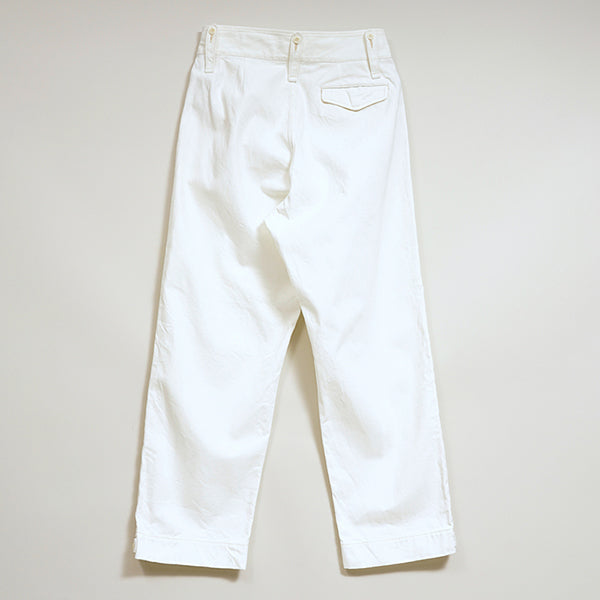 PRE-ORDER / BRITISH ARMY PANT WHITE DENIM
