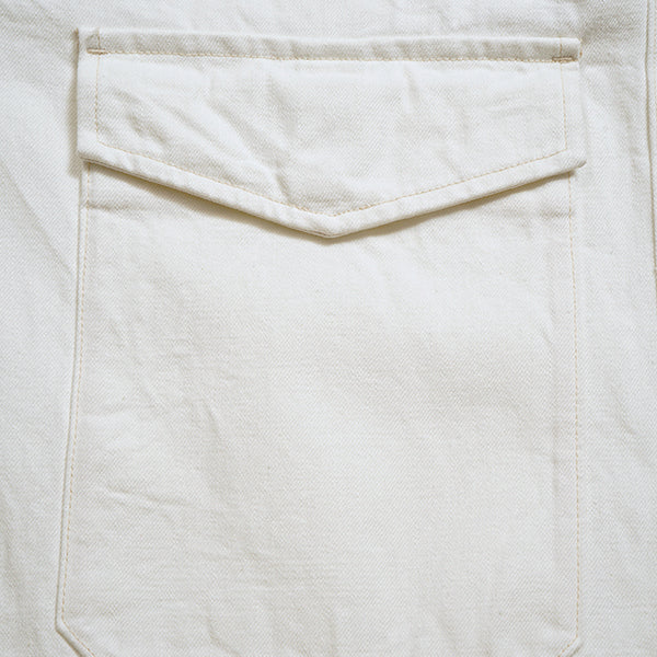 PRE-ORDER / BRITISH ARMY PANT WHITE DENIM