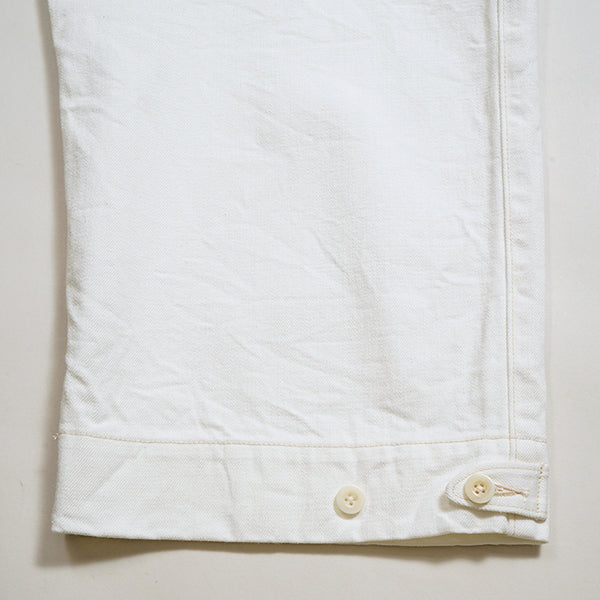 PRE-ORDER / BRITISH ARMY PANT WHITE DENIM