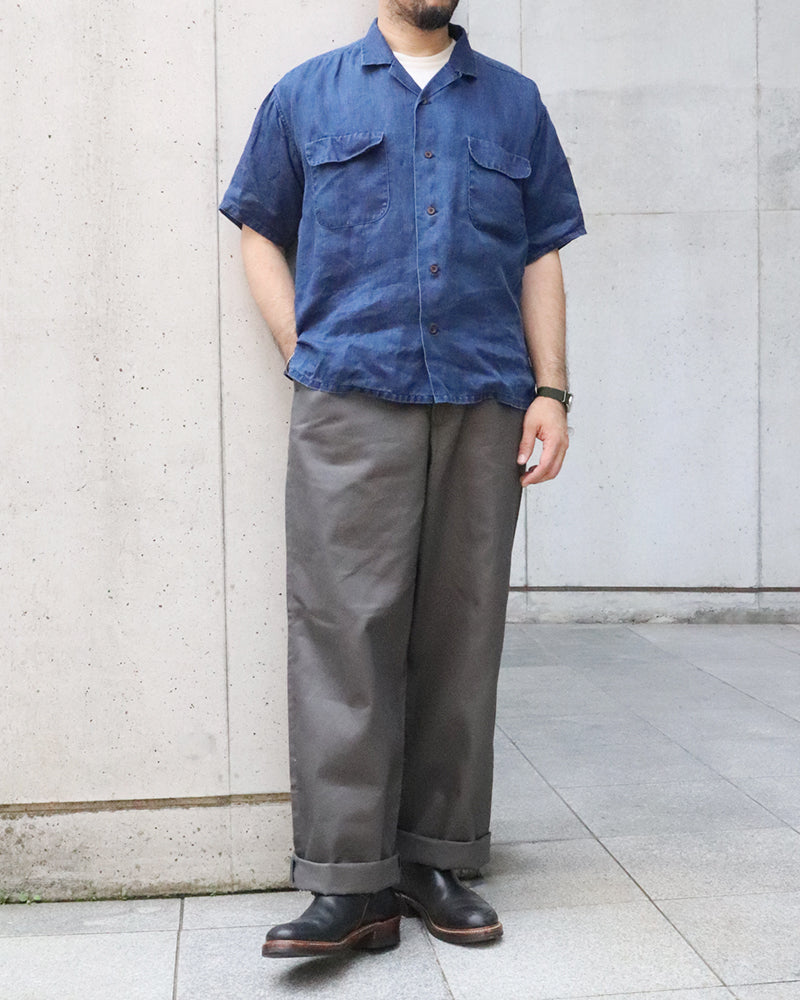 1940s NAVY TROUSERS / LIGHT WEIGHT