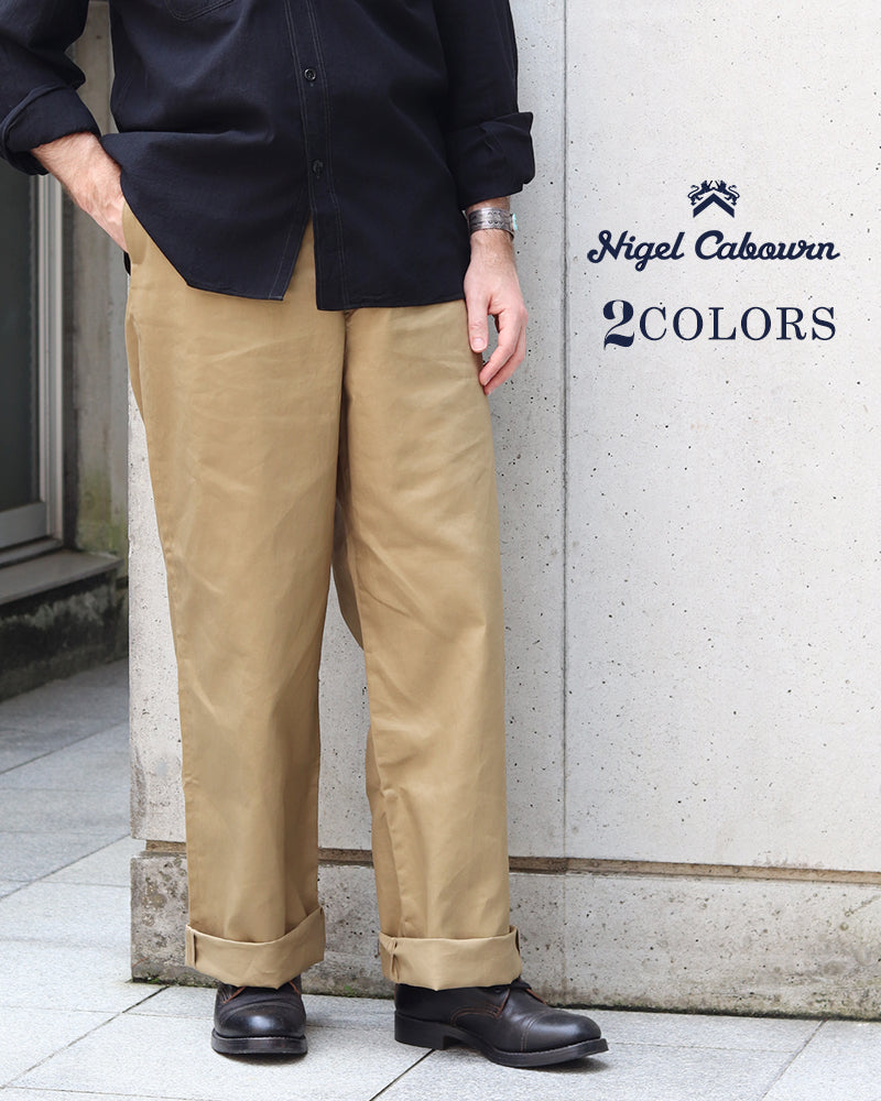 1940s NAVY TROUSERS / LIGHT WEIGHT