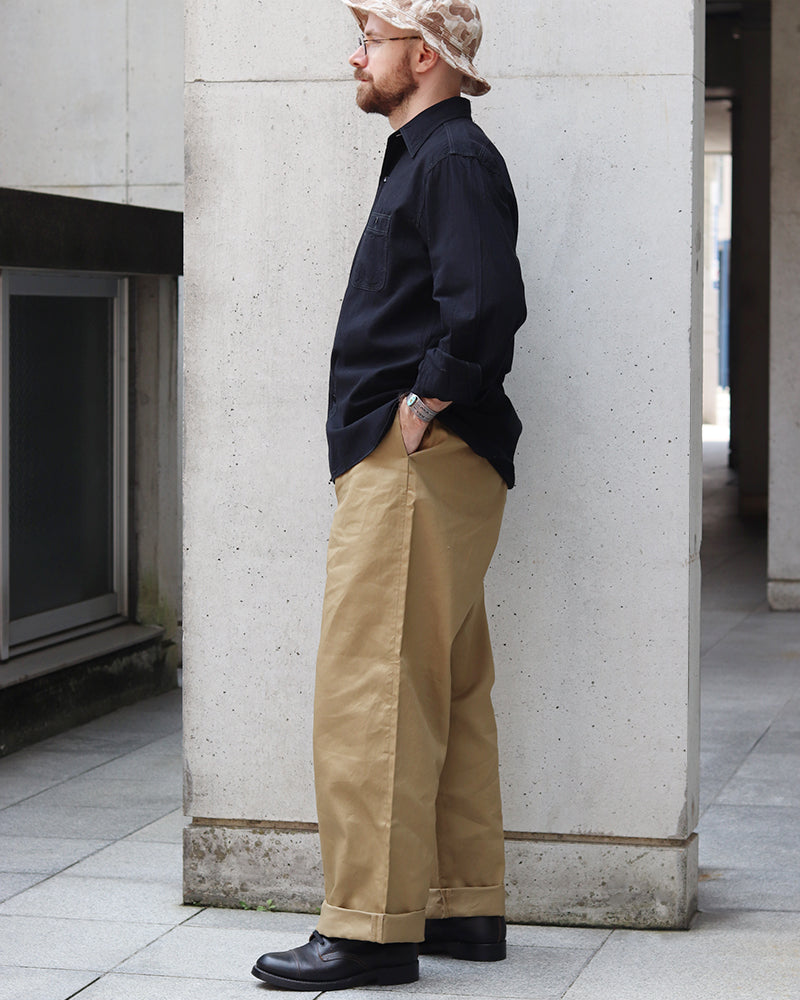 1940s NAVY TROUSERS / LIGHT WEIGHT