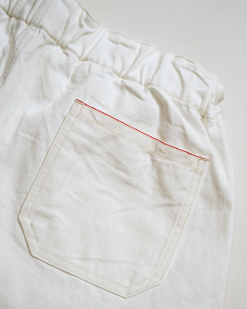 NEW GYM PANT WHITE DENIM / WHITE