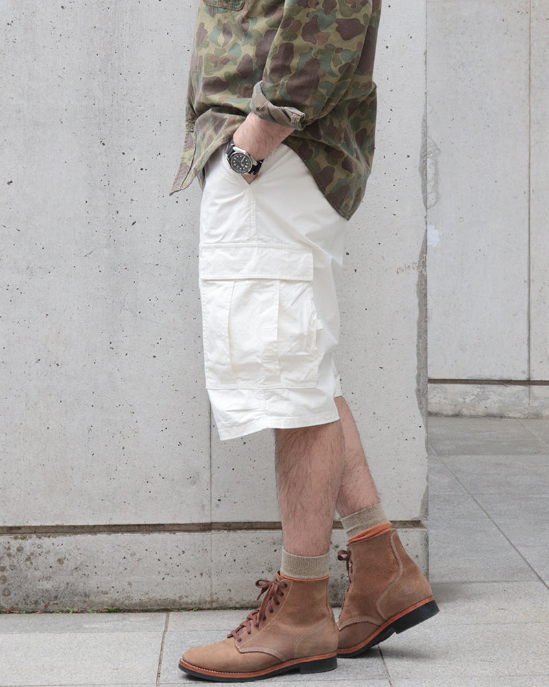 ARMY CARGO SHORT PIGMENT / OFF WHITE