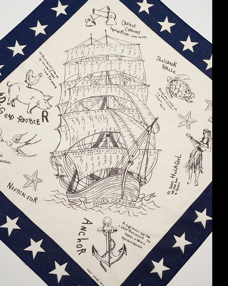 SAILOR BANDANA / NAVY