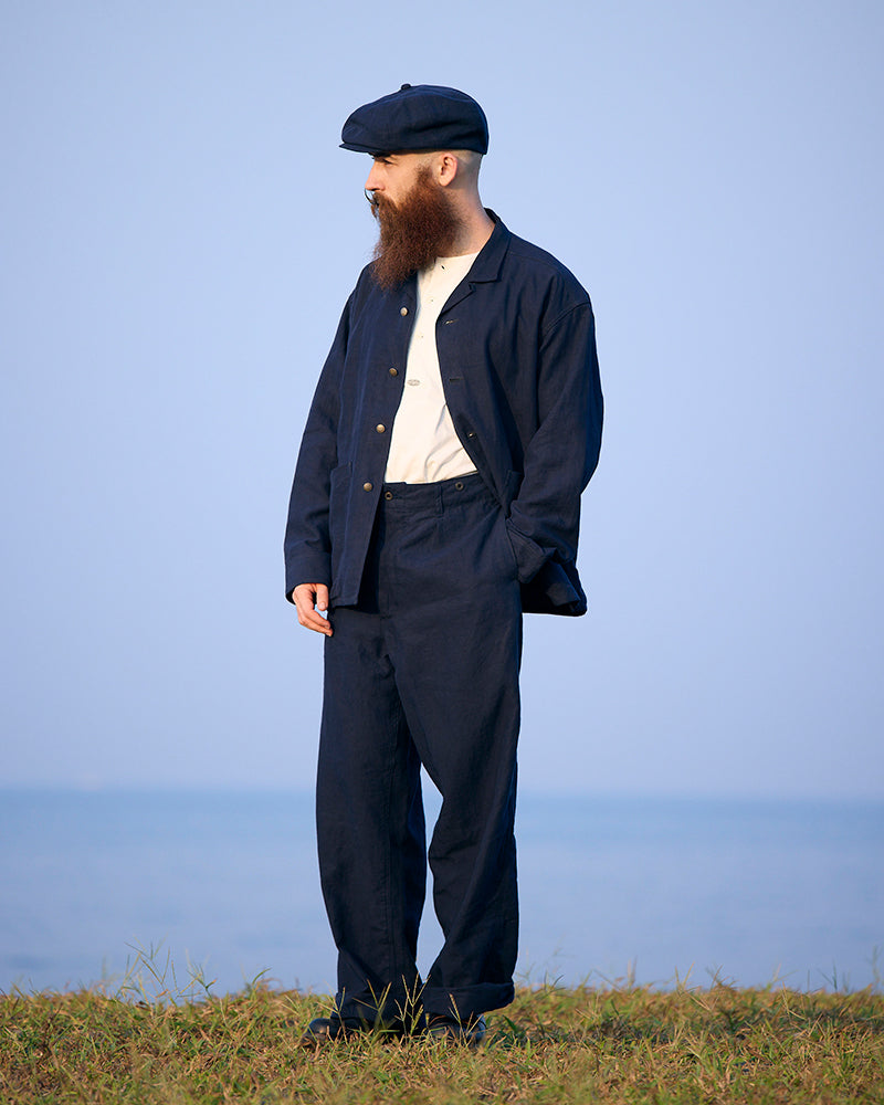 WORKER CASQUETTE LINEN NIDOM