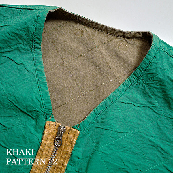 QUILTING DECK VEST REVERSIBLE RIPSTOP