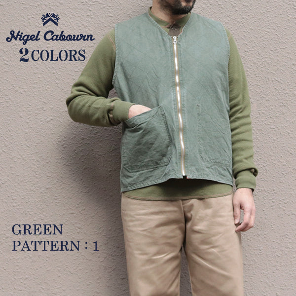 QUILTING DECK VEST REVERSIBLE RIPSTOP