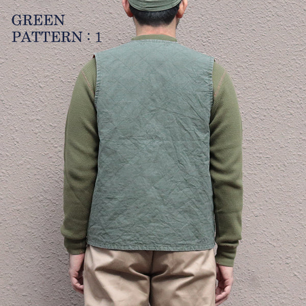 QUILTING DECK VEST REVERSIBLE RIPSTOP