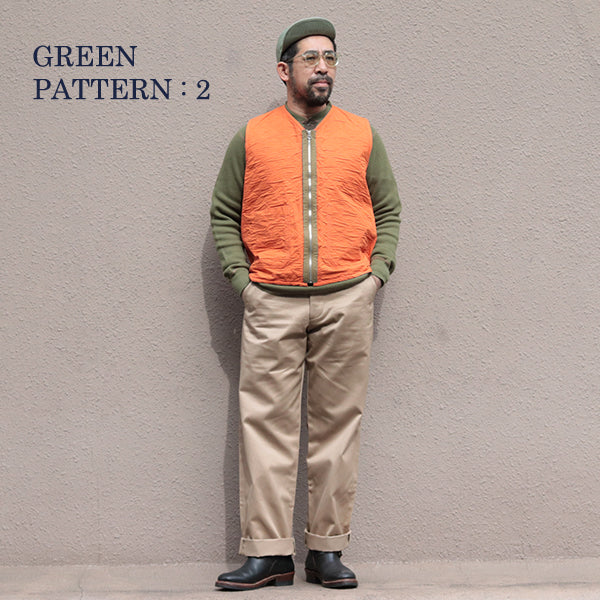 QUILTING DECK VEST REVERSIBLE RIPSTOP