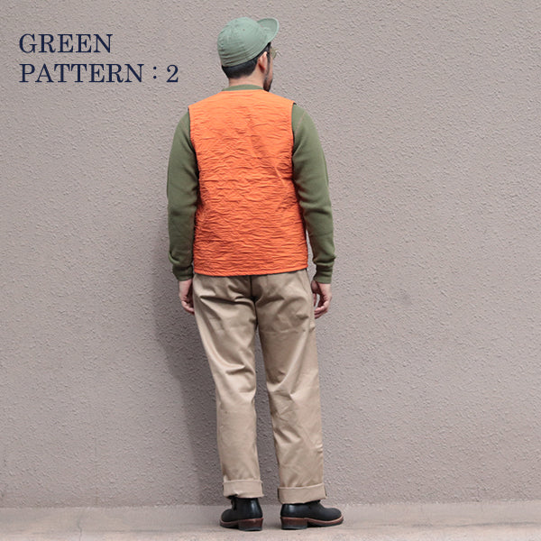 QUILTING DECK VEST REVERSIBLE RIPSTOP