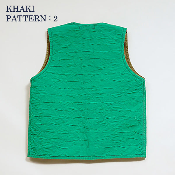 QUILTING DECK VEST REVERSIBLE RIPSTOP