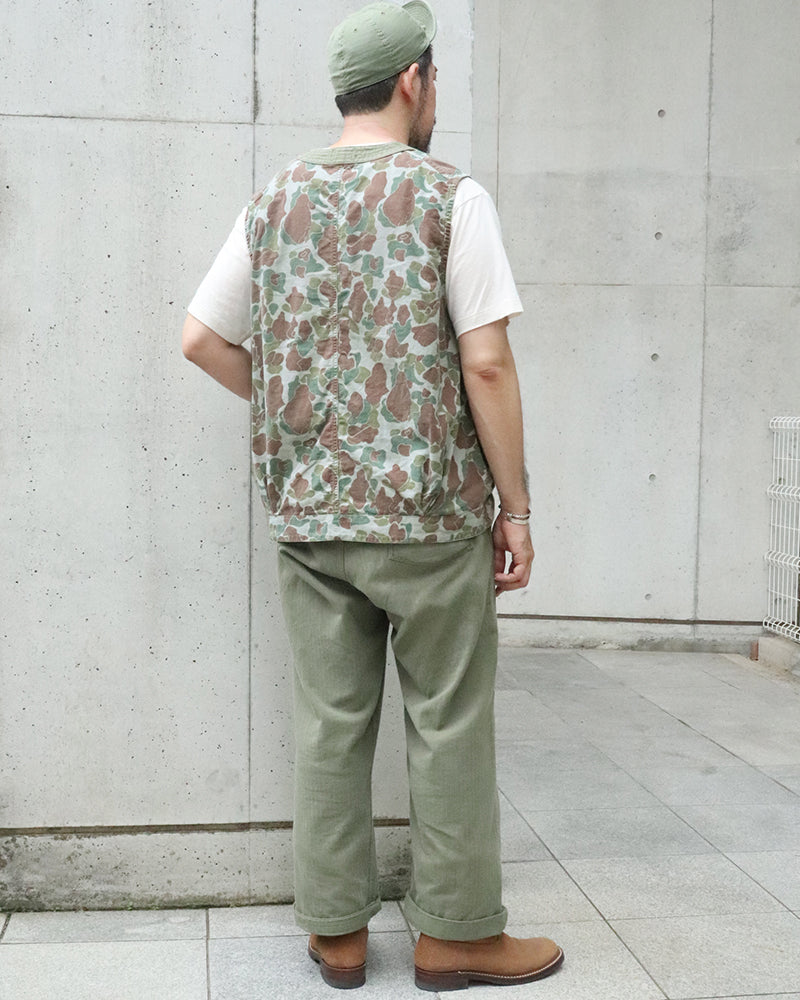PULLOVER ARMY VEST CAMO / GREEN