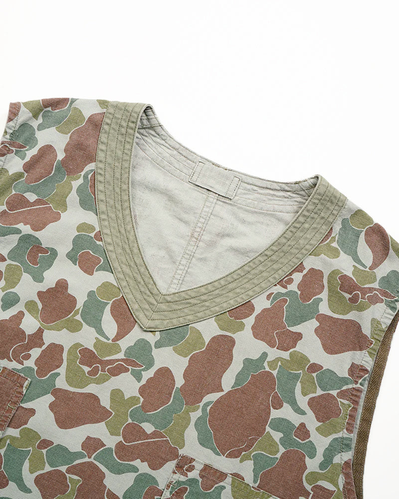 PULLOVER ARMY VEST CAMO / GREEN