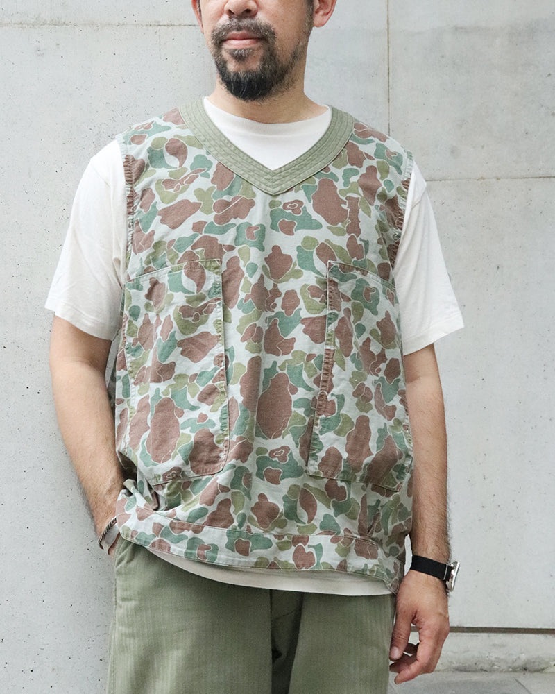 PULLOVER ARMY VEST CAMO / GREEN