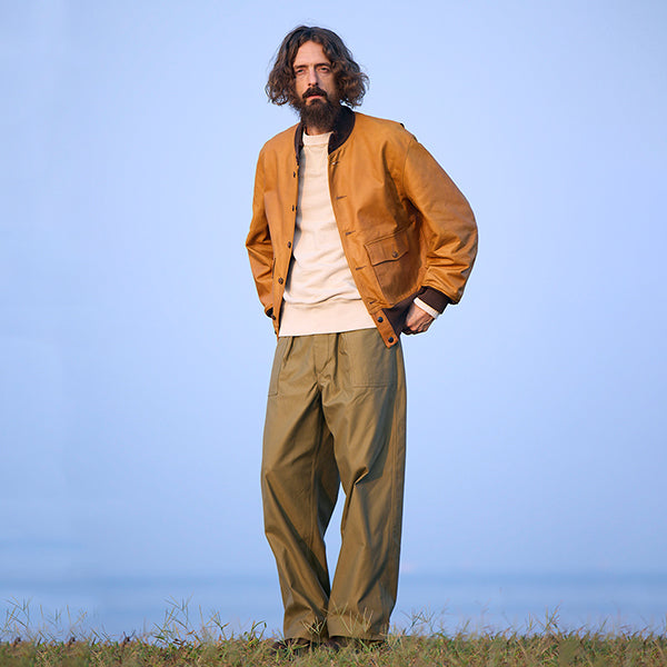 PRE-ORDER / A-1 FLIGHT JACKET HORSE NUBUCK / CAMEL