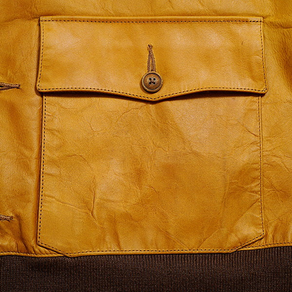 PRE-ORDER / A-1 FLIGHT JACKET HORSE NUBUCK / CAMEL