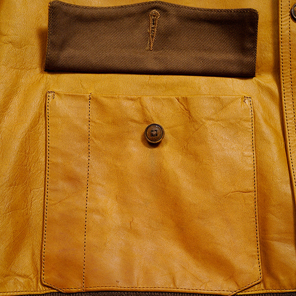 PRE-ORDER / A-1 FLIGHT JACKET HORSE NUBUCK / CAMEL