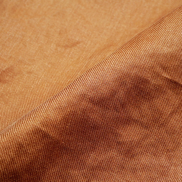 OX'ED SILVER / FISHERMAN COAT KAKISHIBU LINEN  / BROWN