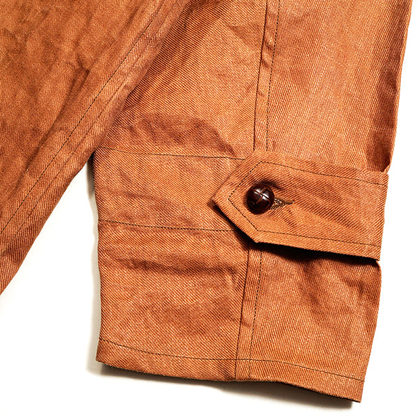 OX'ED SILVER / FISHERMAN COAT KAKISHIBU LINEN  / BROWN