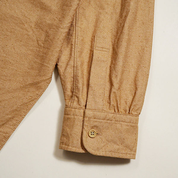 OX'ED SILVER / RANCH WORKER SHIRT BROWN COTTON / BROWN