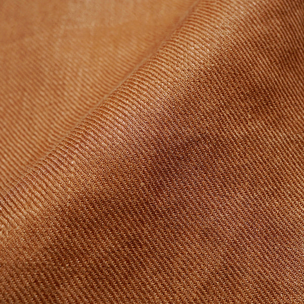 OX'ED SILVER / FISHERMAN SHIRT KAKISHIBU LINEN / BROWN