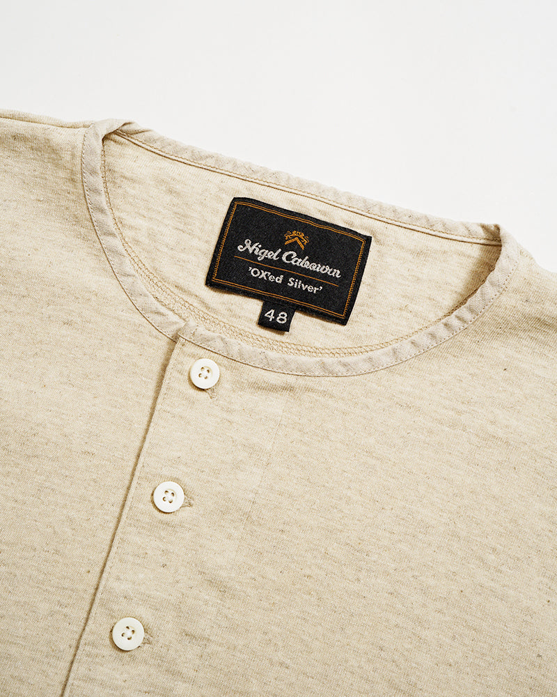 OX'ED SILVER / RANCH WORKER HENLEY LOOPWHEEL