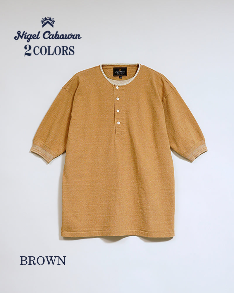 OX'ED SILVER / RANCH WORKER HENLEY LOOPWHEEL