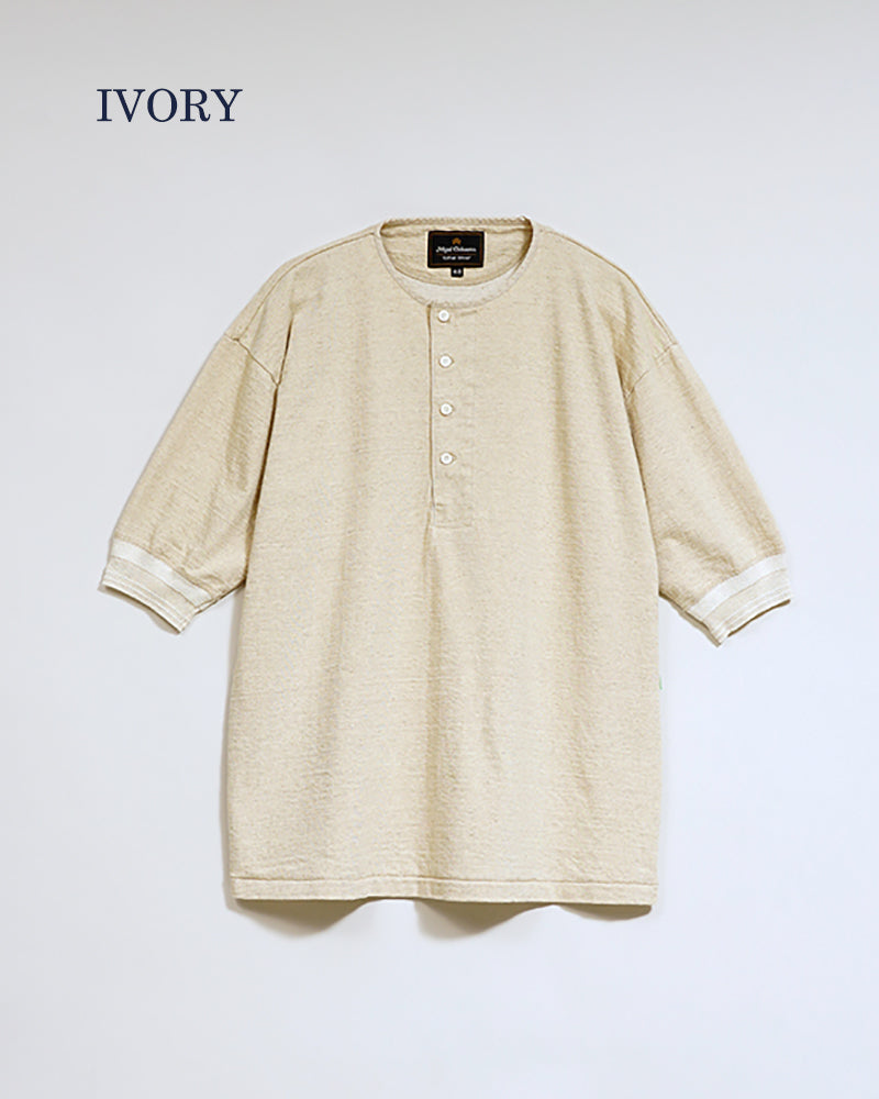 OX'ED SILVER / RANCH WORKER HENLEY LOOPWHEEL