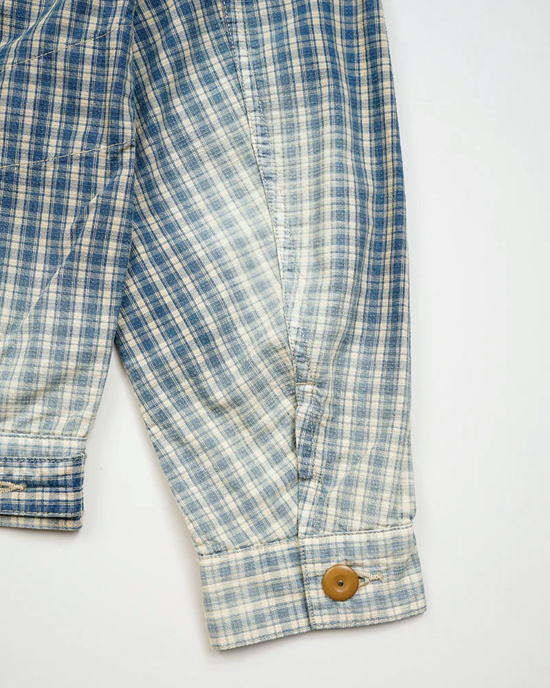 OX'ED SILVER / FARMER JACKET PALAKA CHECK / BLUE