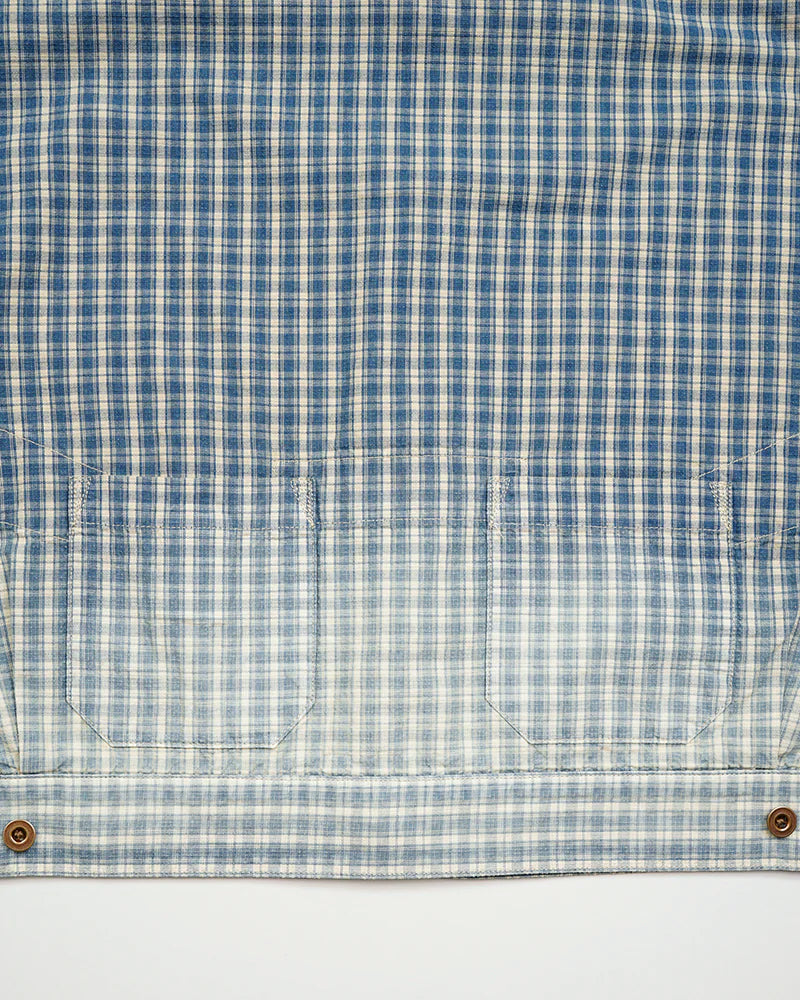 OX'ED SILVER / FARMER JACKET PALAKA CHECK / BLUE