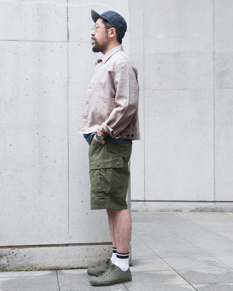 OX'ED SILVER / FARMER JACKET LINEN
