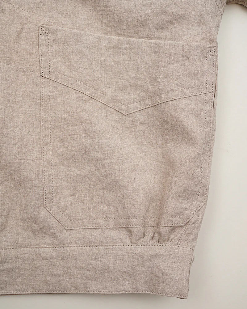 OX'ED SILVER / FARMER JACKET LINEN
