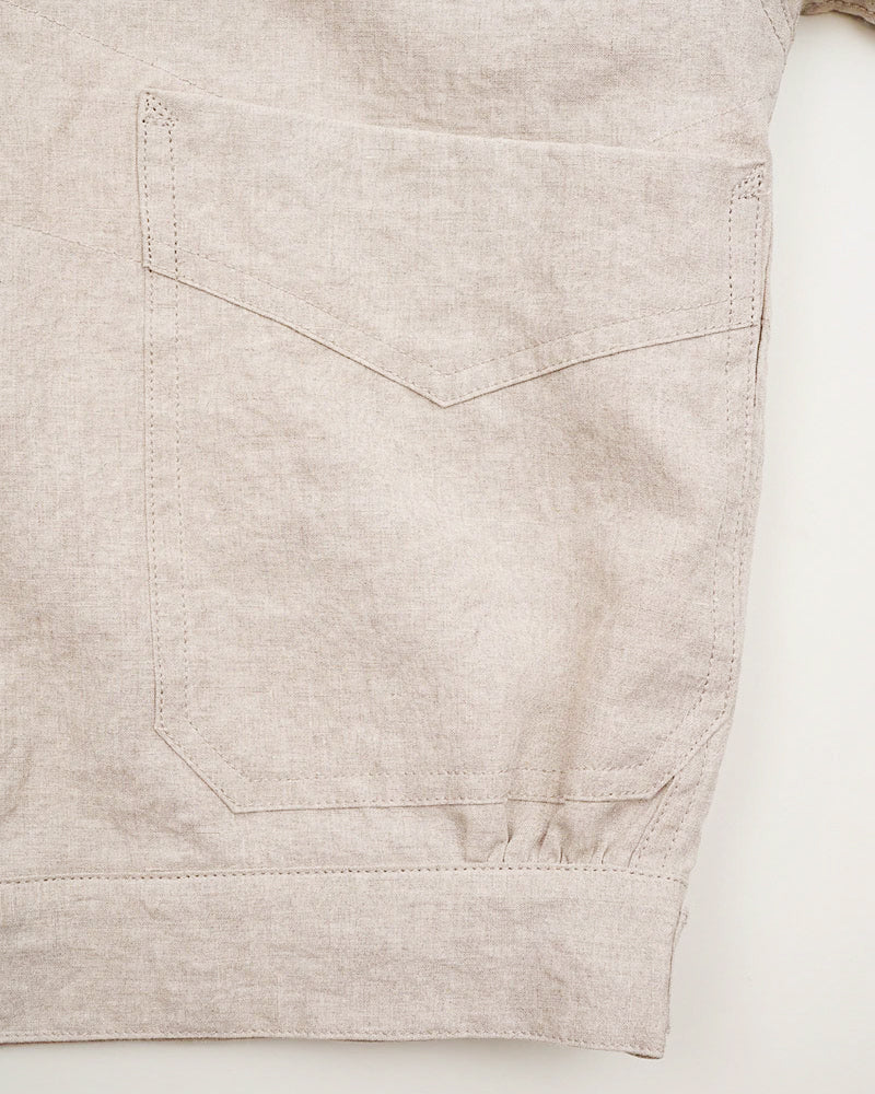 OX'ED SILVER / FARMER JACKET LINEN