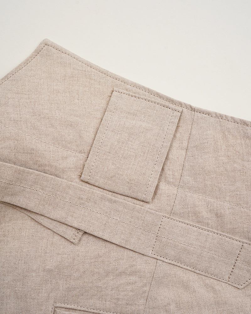 OX'ED SILVER / FARMER PANT LINEN