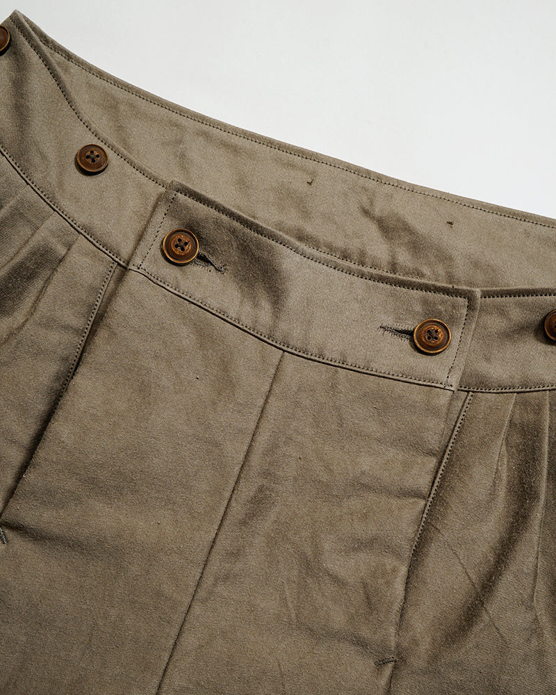 OX'ED SILVER / FISHERMAN PANT  KURE KAKISHIBU / DARK BROWN