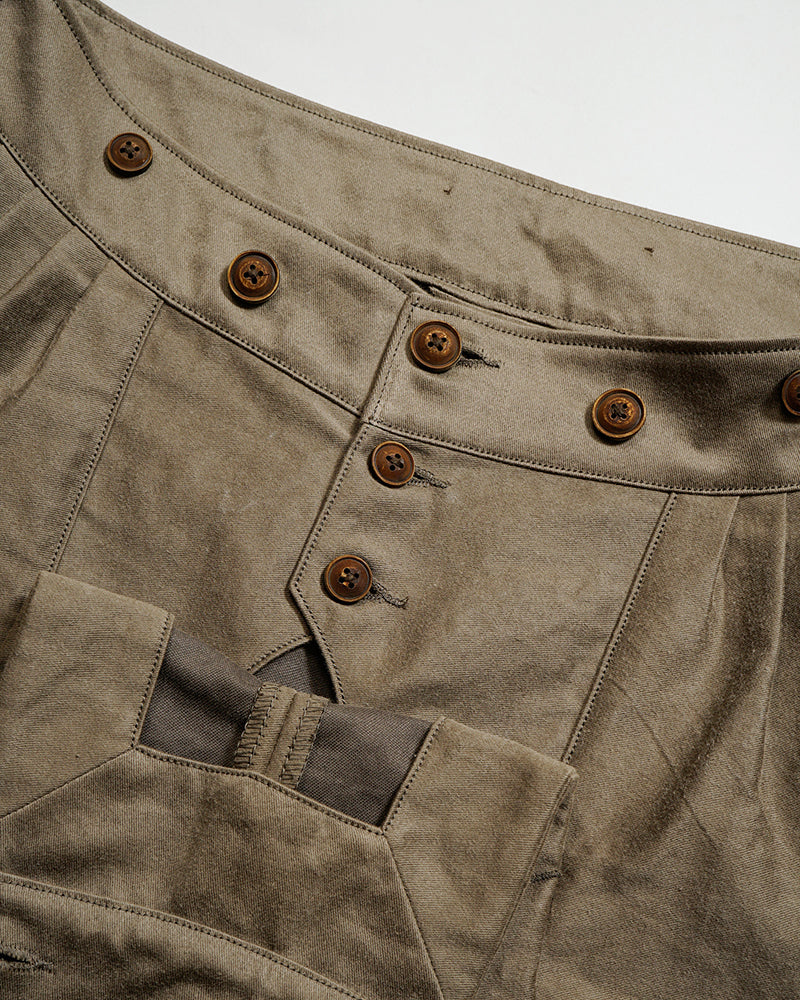 OX'ED SILVER / FISHERMAN PANT  KURE KAKISHIBU / DARK BROWN
