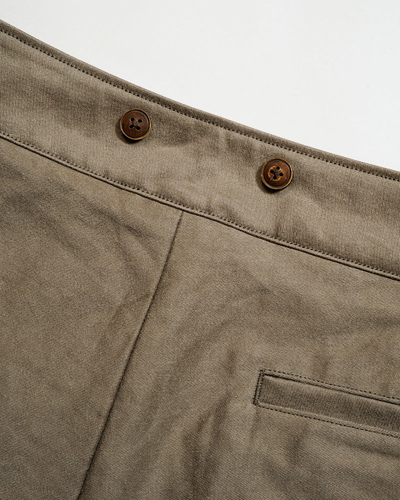 OX'ED SILVER / FISHERMAN PANT  KURE KAKISHIBU / DARK BROWN