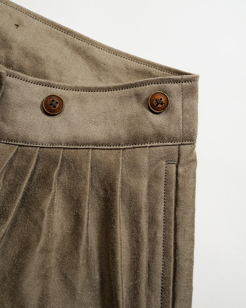 OX'ED SILVER / FISHERMAN PANT  KURE KAKISHIBU / DARK BROWN