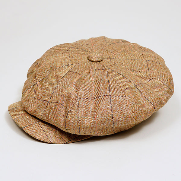 OX'ED SILVER / RANCH WORKER CACQUETTE / HEMP LINEN CHECK / BROWN