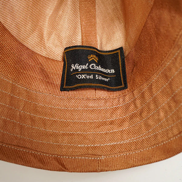 OX'ED SILVER / FISHERMAN HAT KAKISHIBU LINEN / BROWN