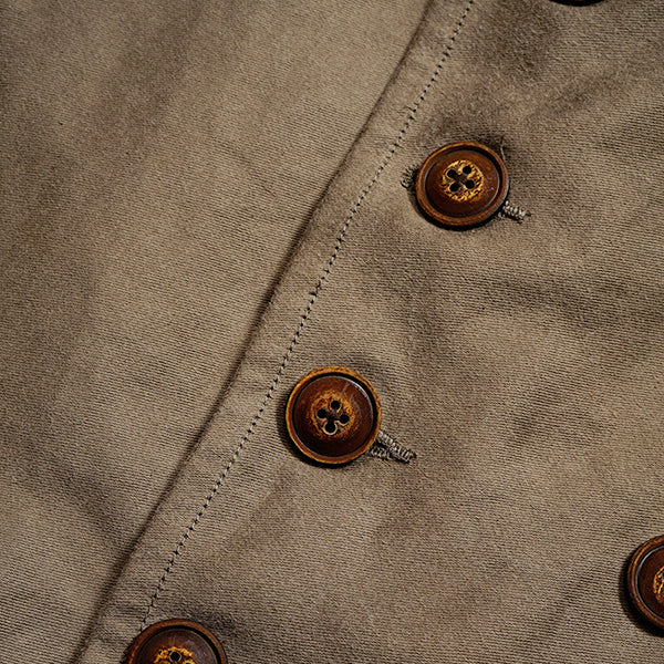 OX'ED SILVER / FISHERMAN VEST KURE KAKISHIBU / DARK BROWN